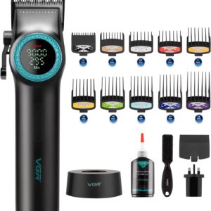 VGR V-001 Professional Hair Clipper For Men, Black