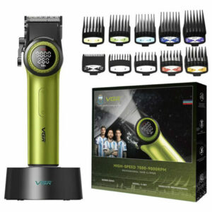 VGR V-001 Professional Hair Clipper For Men, Lime Green