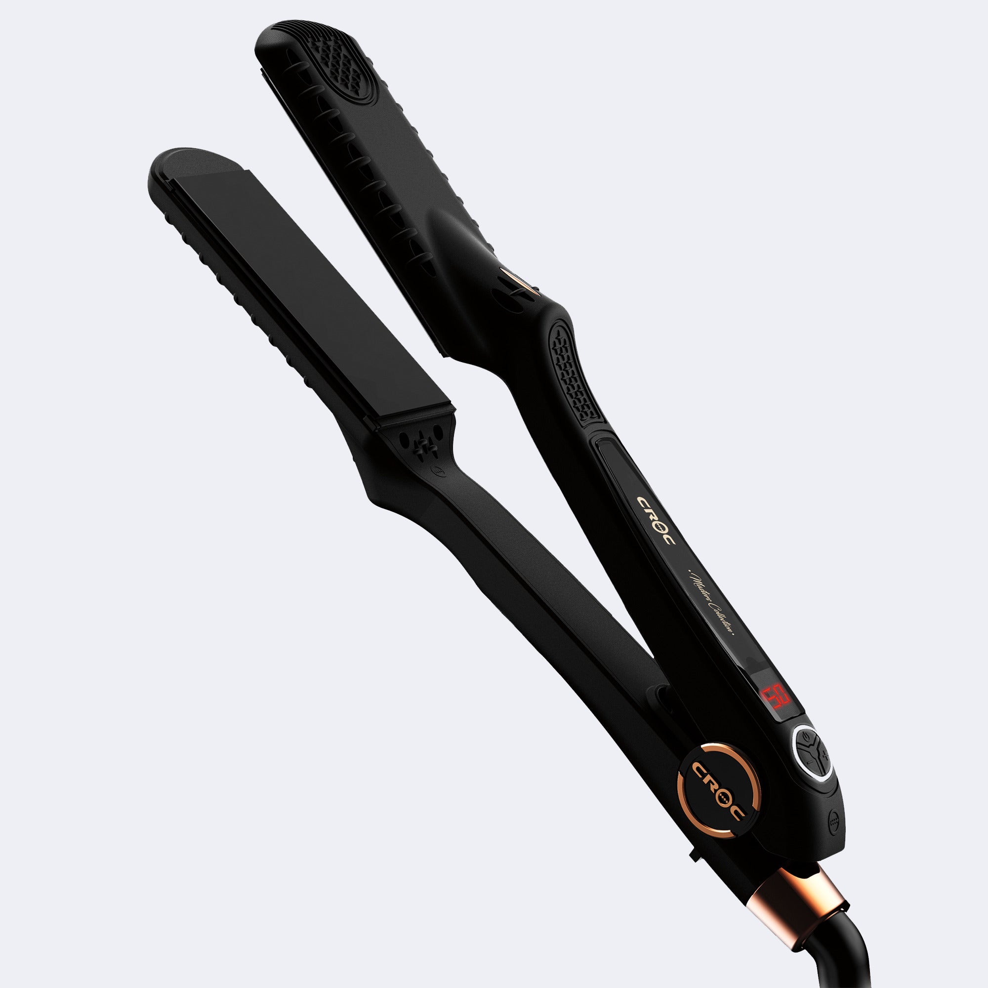 Croc Professional Masters Collection 1-1/2" BLACK TITANIUM FLAT IRON MF-RCG15