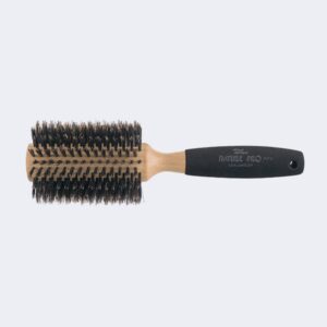 Dannyco Professional Circular Oakwood "Sponge-Covered" Boar Bristle Brush