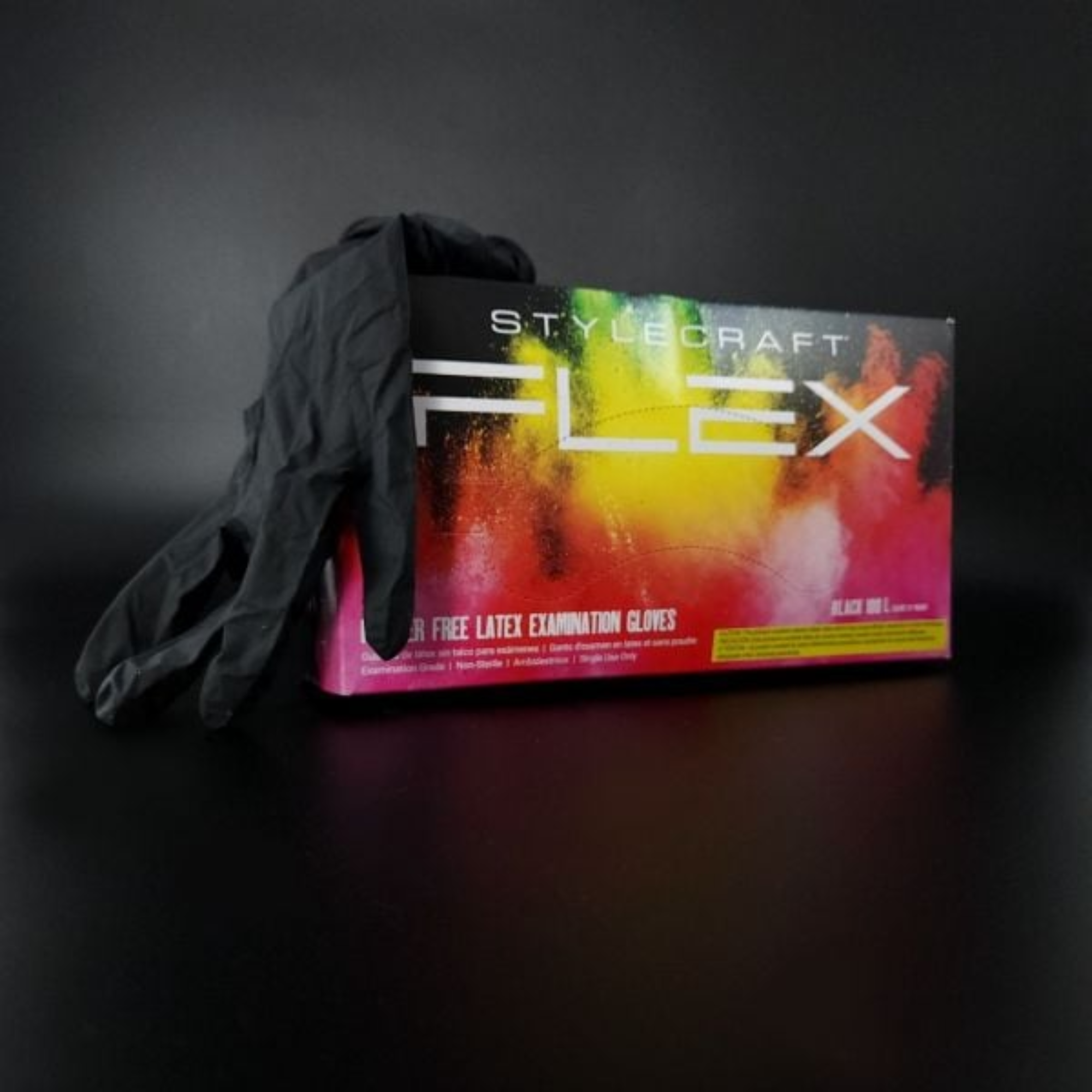 STYLECRAFT FLEX PROFESSIONAL LATEX GLOVES POWDER FREE - Image 3