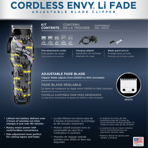 ANDIS ENVY LI NATION EDITION | 73095 - Image 4