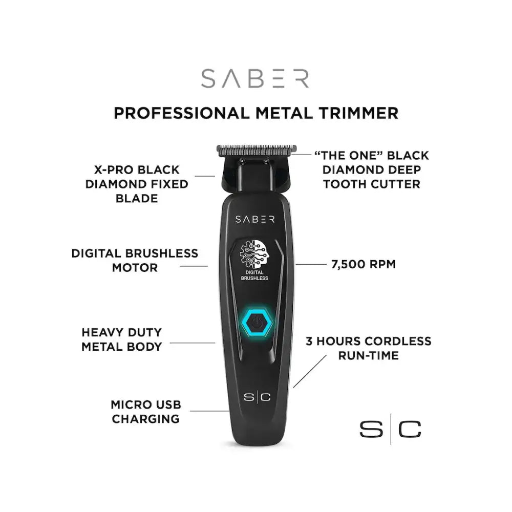 STYLECRAFT SABER TRIMMER BLACK | SC403B - Image 5