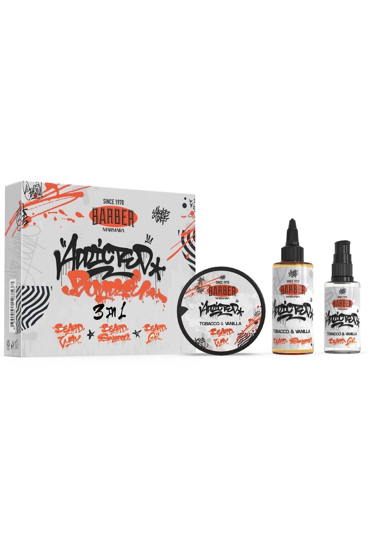 Marmara Barber Beard Set Tobacco & Vanilla