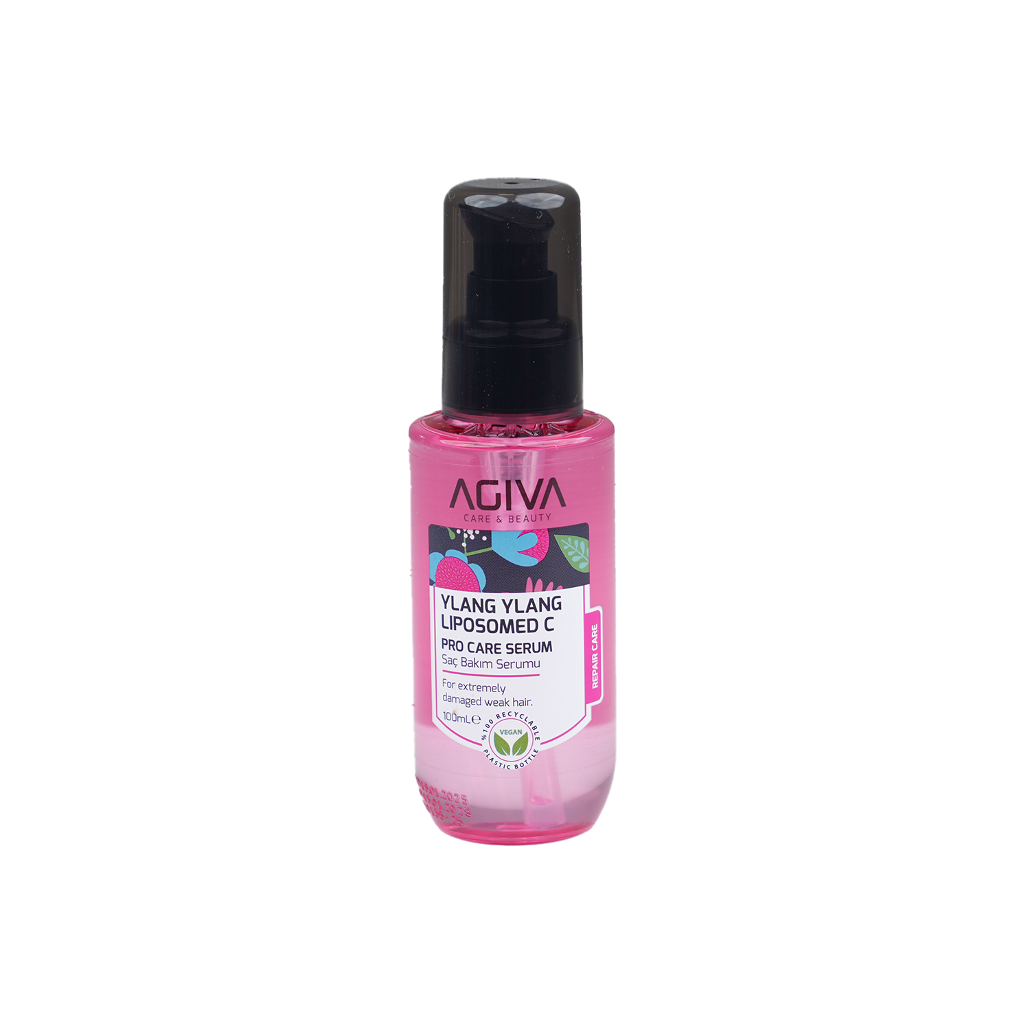 Agiva Ylang Ylang Lıpozom C Pro Care Hair Serum 100ML - Image 2