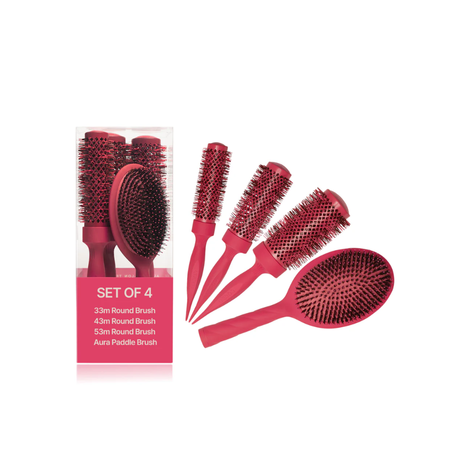 COCCO AURA BRUSH SET-PINK | CKTA4PCS-PINK - Image 3