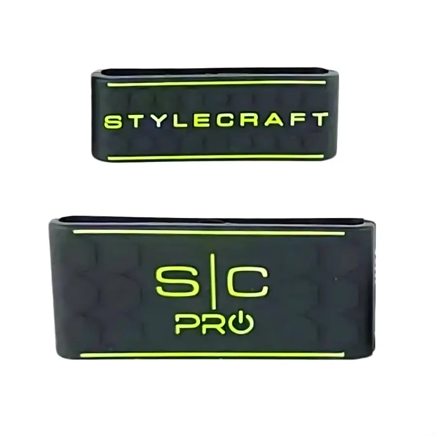 STYLECRAFT CLIPPER & TRIMMER GRIPS - BLACK/GREEN | SC316B - Image 3