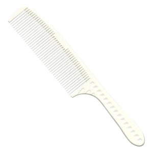 JRL J201 Barbering comb 7.6" Hair clipper comb White