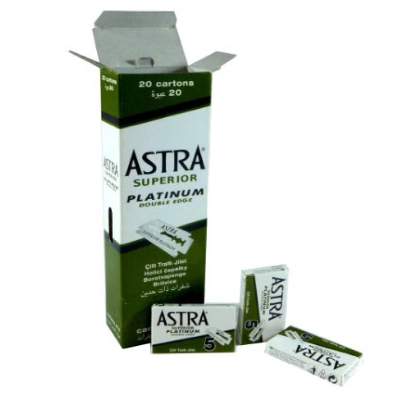 Astra Superior Platinum Double Edge Blades 100 Pack